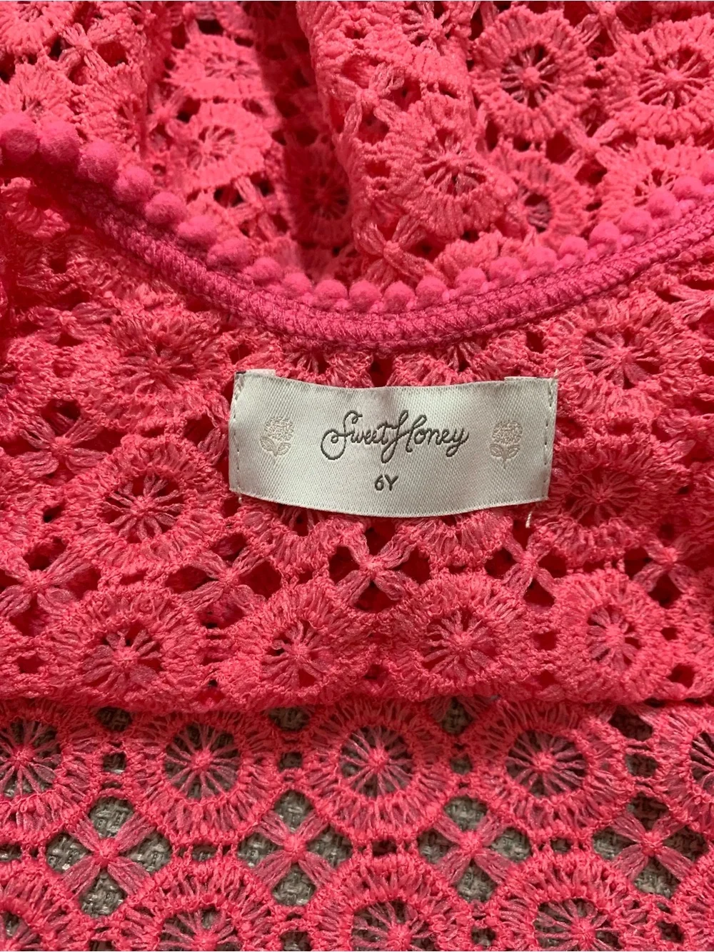 SweetHoney 6y swim coverup